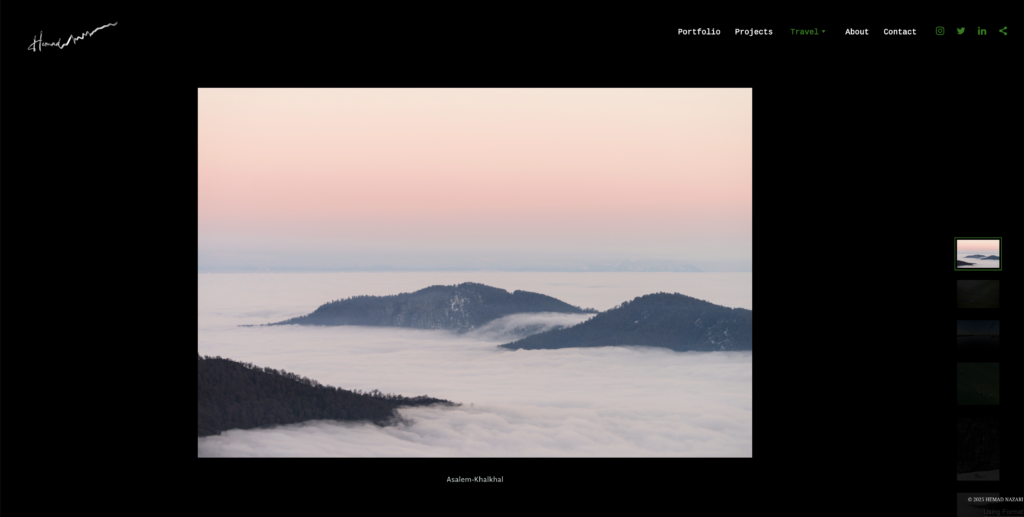 Hemad Nazari travel photography online portfolio